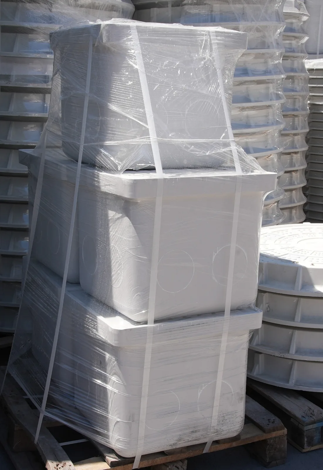Shipment Preparation of Composite Underground Enclosures